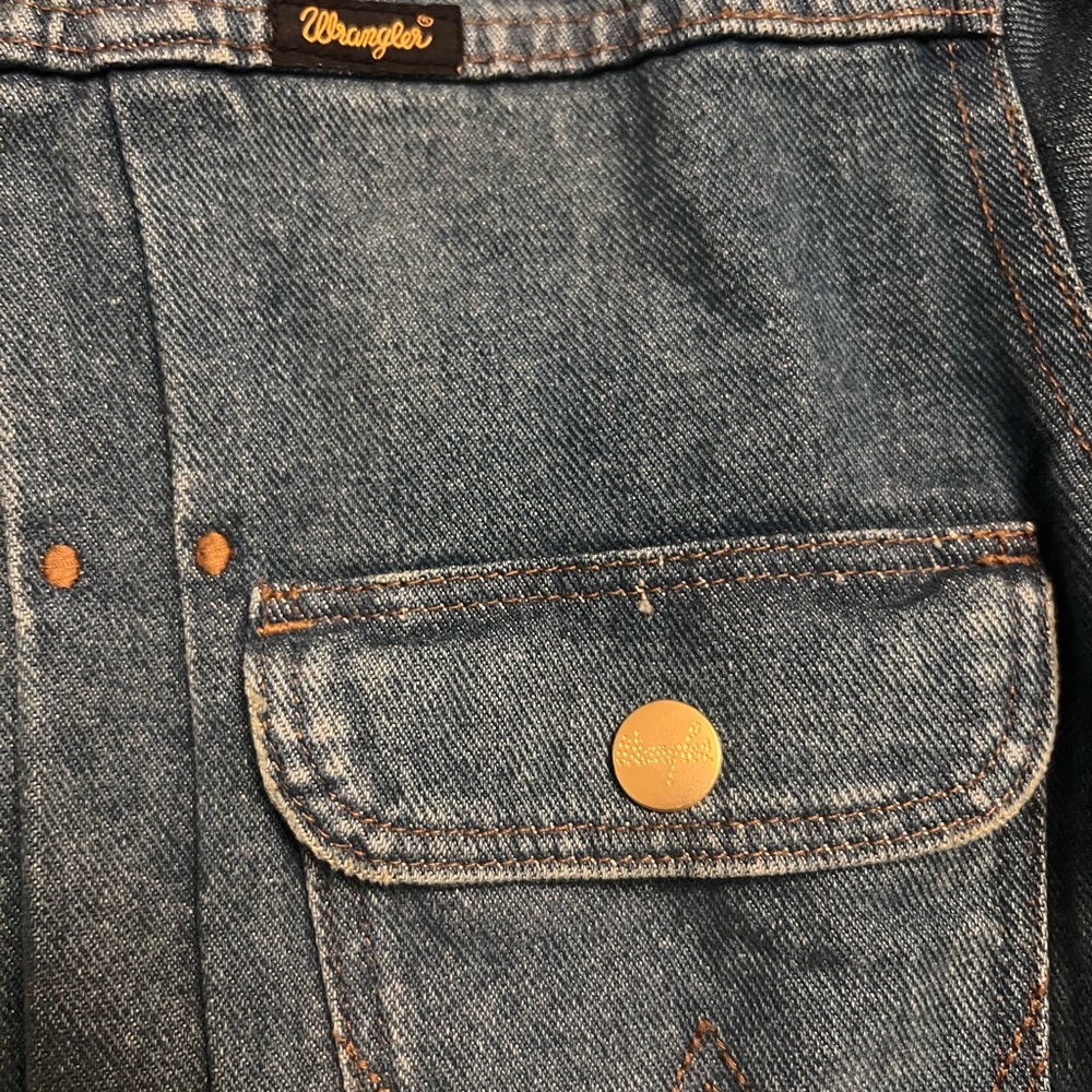 Wrangler Men’s Denim jacket - Leon bridges new with tags - Picture 3 of 6